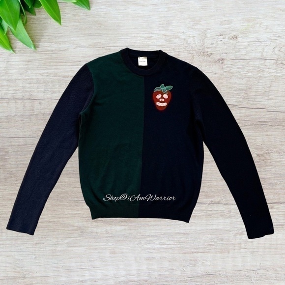 Paul Smith RARE strawberry beaded appliqué cashmere pullover *Shop@iamwarrior - Picture 4 of 9